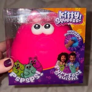 Trendy Brand New Hot Pink Kitty Squeeze Squishy🔥